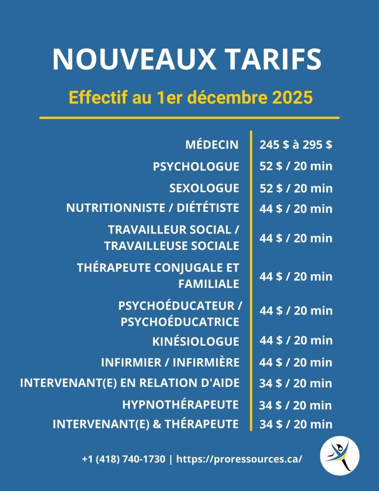Tarifs