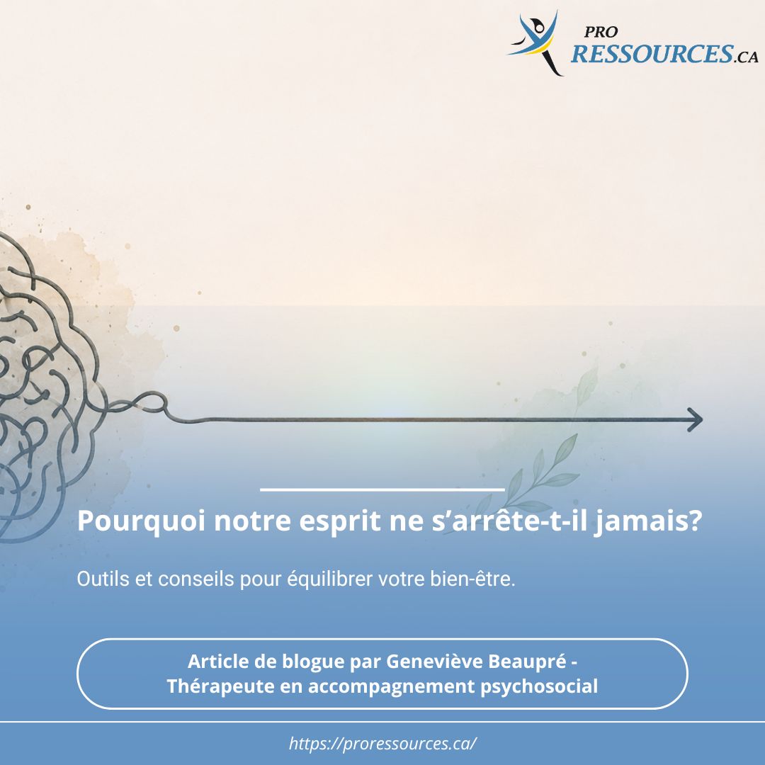 Pourquoi notre esprit ne s’arrête-t-il jamais?